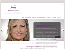 Tablet Screenshot of aniagranjo.com